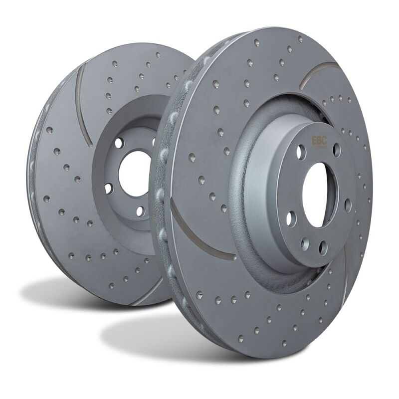 EBC GD1344 GD Sport Front Brake Rotors for 2005–2007 Subaru Impreza 2.5 Turbo STi