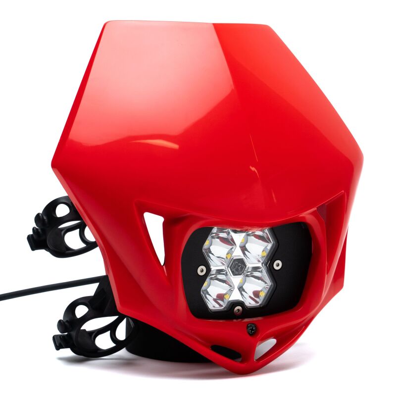 Baja Designs Squadron 2.0 Sport LED Light - Clear with MC Race LED - Red