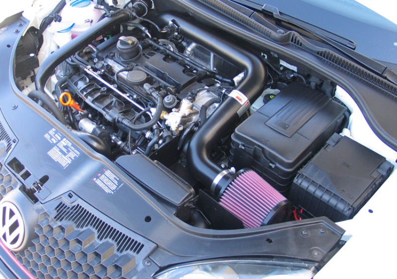 K&N Engineering 69-9503TFK Black Typhoon Short Ram Air Intake for Volkswagen GTI, Jetta GLI and Audi A3