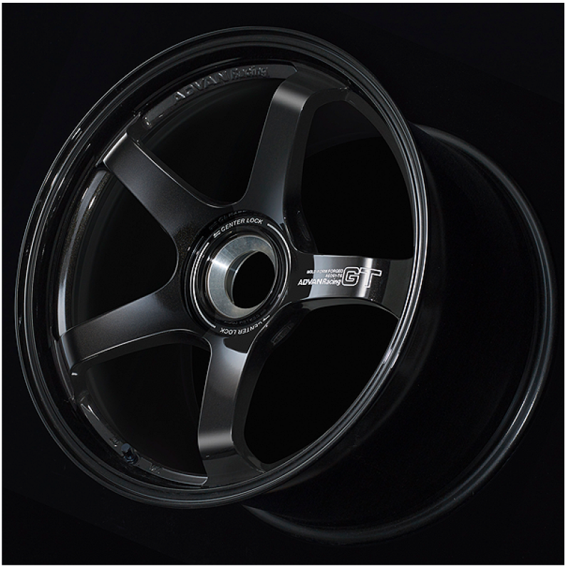 Advan GT Beyond 18x12 +25 5x114.3 Racing Titanium Black Forged Wheel - avnYAQB8O25ETB