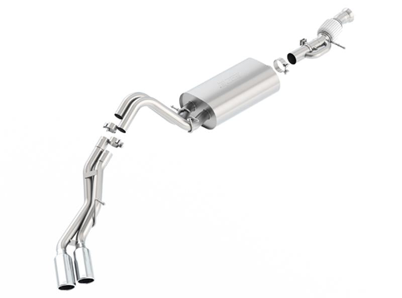 Borla 140559 Touring Cat-Back Exhaust System for 2015-2020 Cadillac Escalade and GMC Yukon Denali 6.2L V8