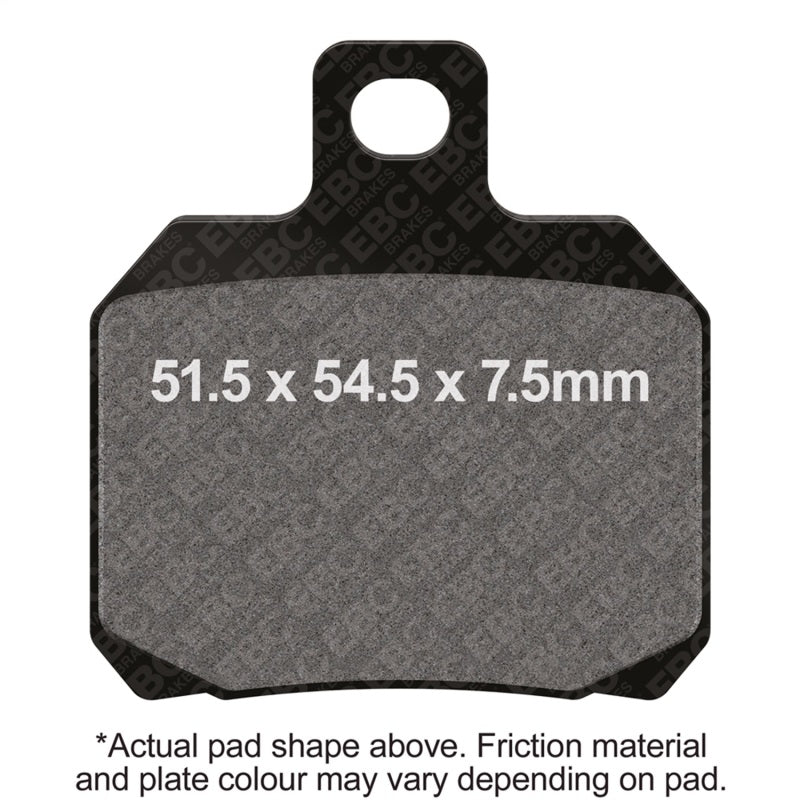 EBC Powersports FA266HH Double-H Sintered Motorcycle Brake Pads