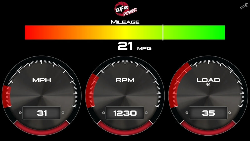 aFe AGD Advanced Gauge Display 5.5-Inch Digital Monitor, Part Number 77-91001, for Dodge, RAM, Ford and GM Diesel Trucks