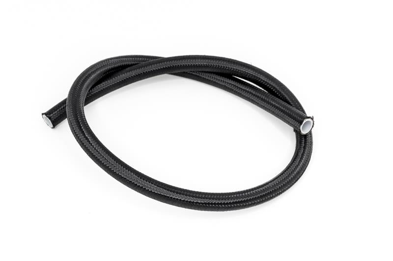 DeatschWerks 6AN Black Nylon-Braided PTFE Fuel Hose, 3 Feet
