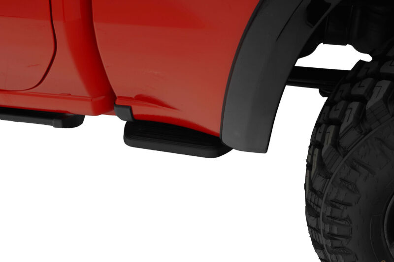AMP Research BedStep2 Flip-Down Side Step for 2019-2026 Chevrolet Silverado and GMC Sierra 1500 Short Bed - 75415-01A