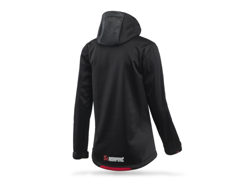 Akrapovic Women’s Corpo Softshell Jacket Black, Part Number AKR802092, 2XL