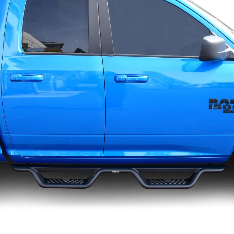 Westin Outlaw Drop Nerf Step Bars for 2010-2011 Dodge Ram 1500 Quad Cab - Textured Black