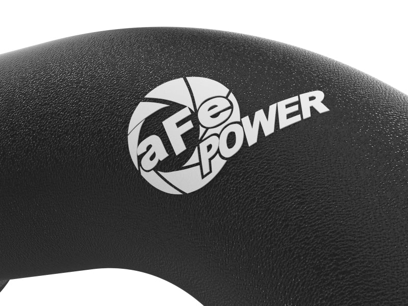 aFe Bladerunner 3-Inch Aluminum Cold Charge Pipe, Black, AFE46-20109 for 2003-2007 Ford 6.0L Power Stroke Diesel Trucks