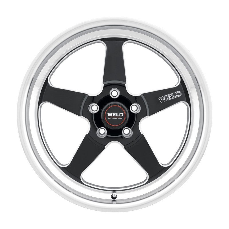 Weld 17x5 Ventura Drag 5x139.7 ET-19 BS2.25 Gloss BLK MIL DIA 78.1