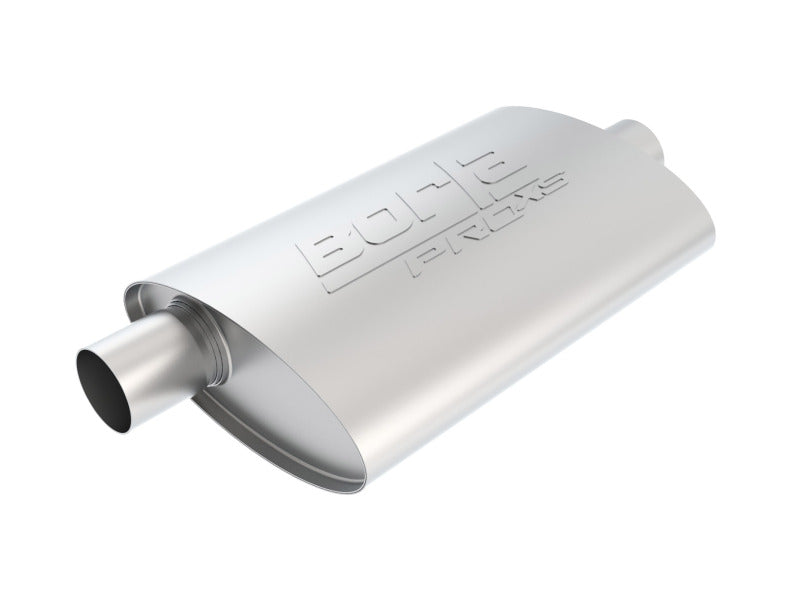 Borla ProXS Universal Muffler 2.25-Inch Offset Inlet and Center Outlet, Part 40357