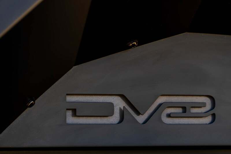 DV8 Offroad Rear Inner Fender Liners for 2020-2025 Jeep Gladiator JT, Satin Black - dveINFEND-07RB