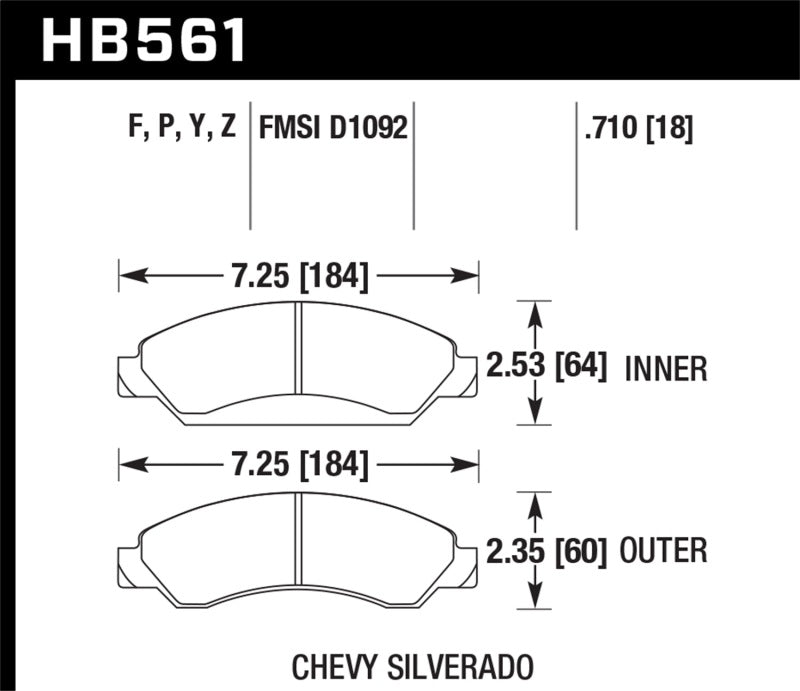 HAWK Super Duty Brake Pad Sets