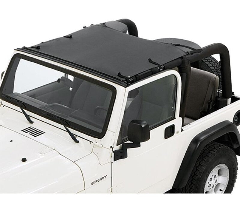 Bestop 97-06 Jeep Wrangler TJ Sun Targa Bikini in Black Diamond