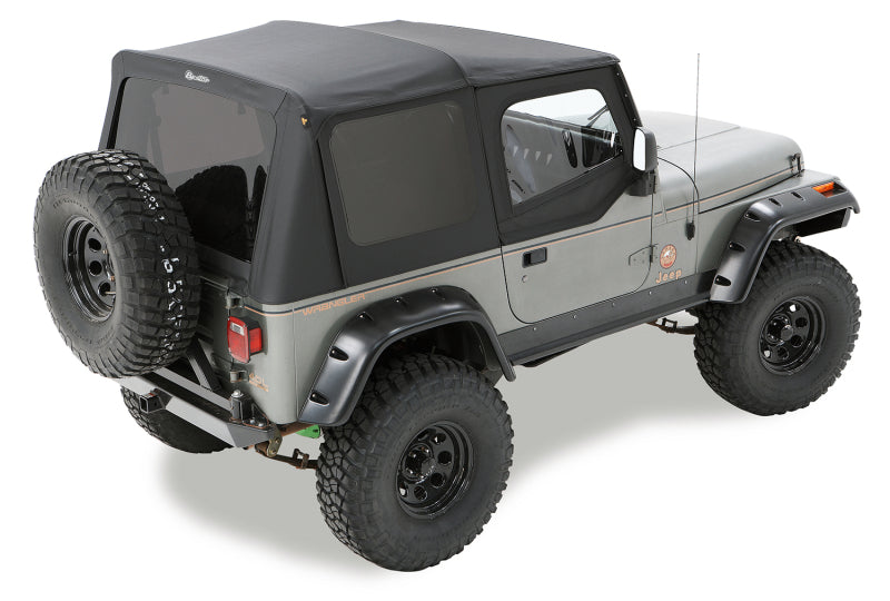 Bestop Replace-A-Top for Jeep Wrangler TJ 2003-2006 with Black Diamond Sailcloth and Tinted Windows