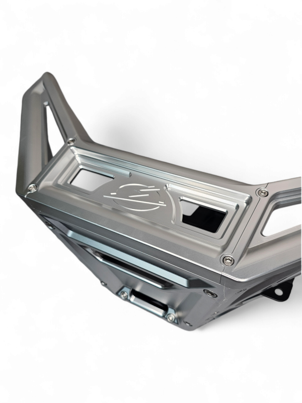 Elektric Offroad 2017+ Can-Am Maverick Billet Front Winch Bumper Anodized Clear