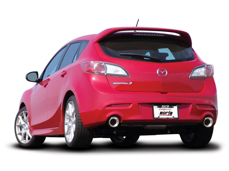 Borla 11786 S-Type Axle-Back Exhaust System for 2010–2013 Mazda 3 and Mazdaspeed 3 Hatchback