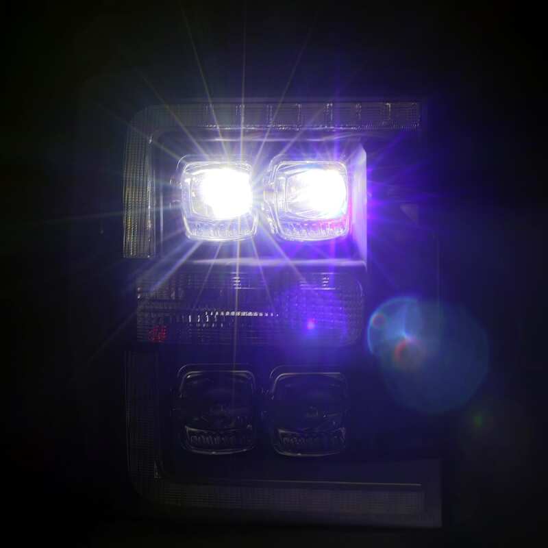 AlphaRex NOVA-Series Plank-Style LED Projector Headlights for 2011-2016 Ford F-350 Super Duty, Chrome