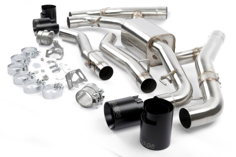 Dinan F95/F96 BMW X5 M/X6 M Valved Axleback Exhaust System with Black Tips