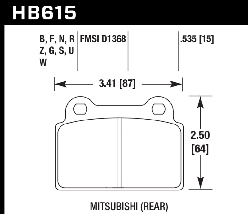 HAWK HP+ Brake Pad Sets
