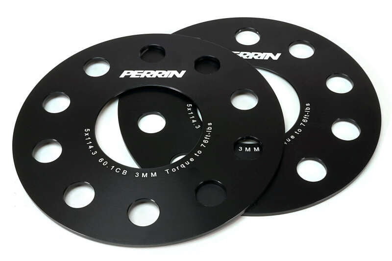 Perrin Performance 23-26 Toyota GR Corolla 60.1mm Bolt Pattern Wheel Spacers - 3mm Thickness