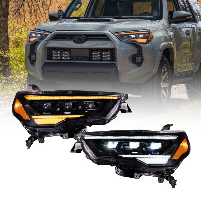 Form Lighting Toyota 4Runner Sequential LED Projector Headlights (Pair) – OE-Grade Upgrade with Dual Color DRL and Sequential Turn Signals
