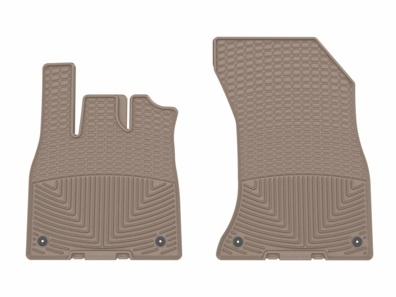 WeatherTech 18-25 Audi Q5 First Row Front All-Weather Floor Mats - Tan