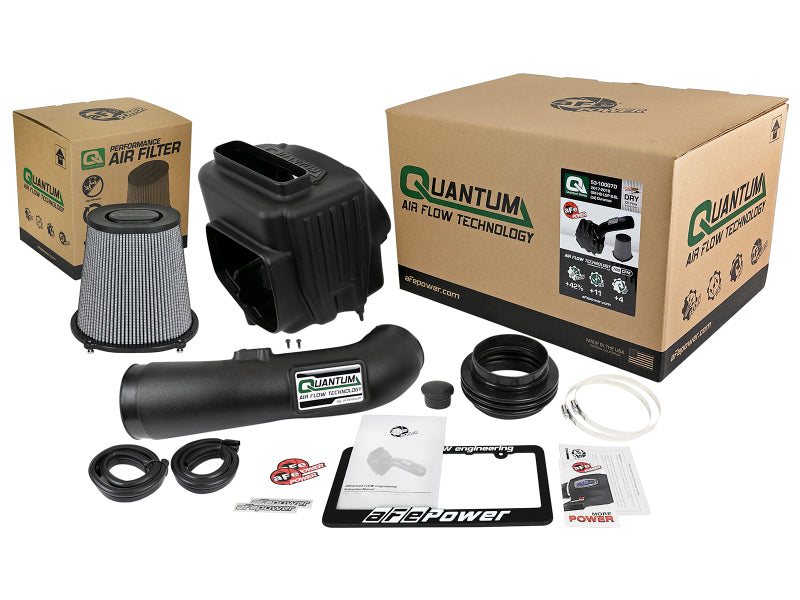 aFe Quantum Pro DRY S Cold Air Intake System 53-10007D for 2017-2019 GM 6.6L Duramax L5P