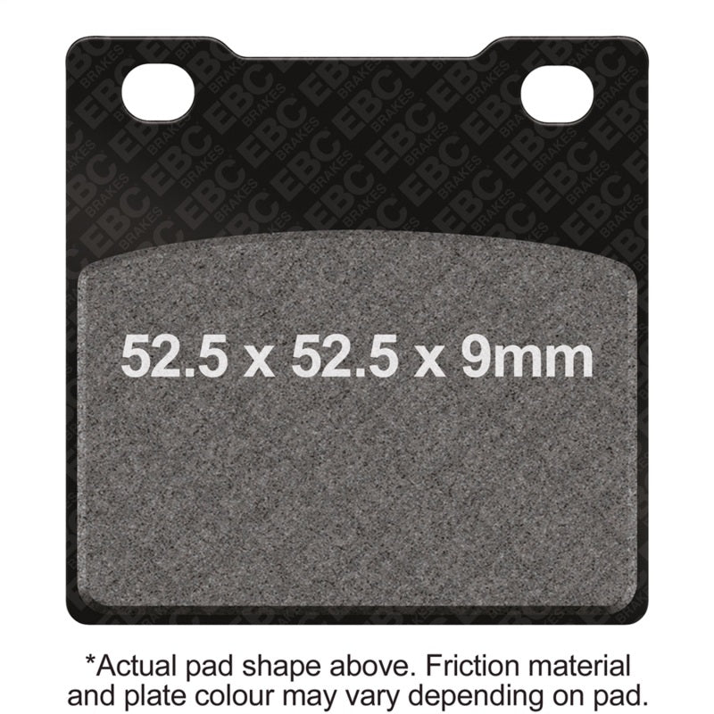 EBC Powersports FA63 Organic Front Brake Pads for 1983-1986 Suzuki GS550 and GS500