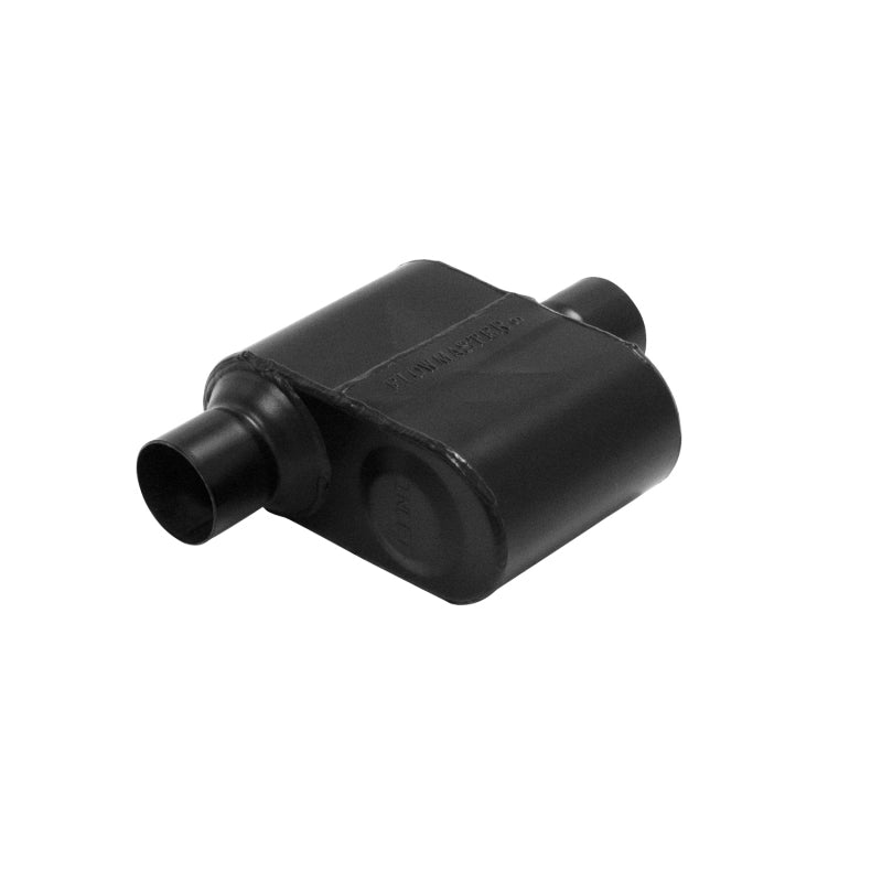 Flowmaster Super 10 Series 409S Stainless Steel Muffler for Plymouth Belvedere - 2.50 Inch Offset In / Center Out