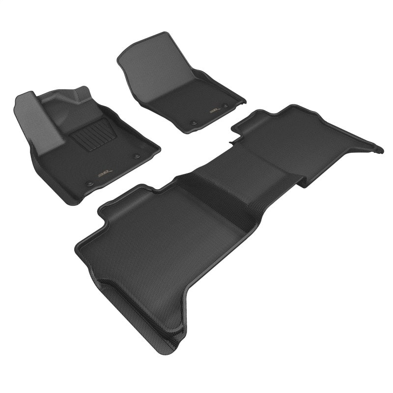 3D MAXpider aceL1TY28801509 KAGU Series Floor Liners for 2022–2023 Toyota Tundra CrewMax, Black