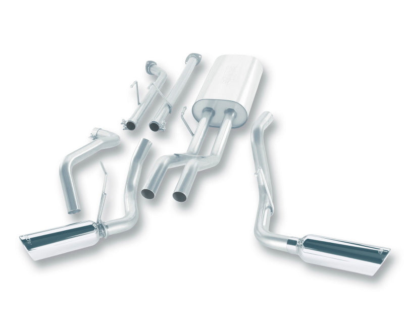 Borla 140238 Touring Cat-Back Exhaust System for 2007-2008 Toyota Tundra 5.7L V8
