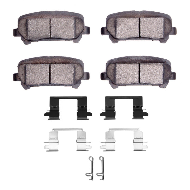 R1 Concepts Performance Off-Road/Tow Rear Brake Pads and Hardware Kit RNC2400-1806-01 for 2015-2020 Chevrolet Colorado and GMC Canyon