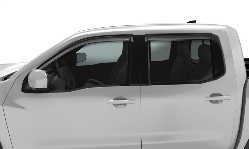 AVS 2022 Nissan Frontier Ventvisor Outside Mount Window Deflectors 4pc - Smoke