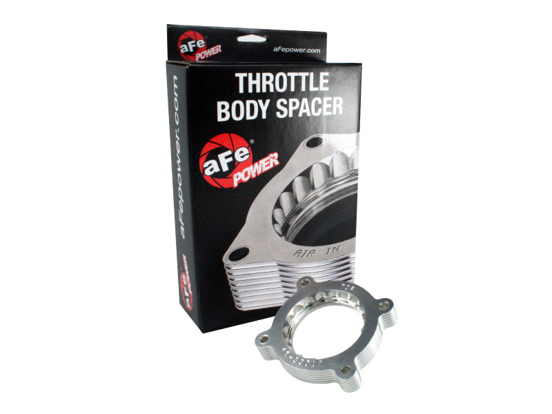 aFe Silver Bullet Throttle Body Spacer for 2011-2013 Ford F-150 3.5L V6 EcoBoost, Part Number 46-33017
