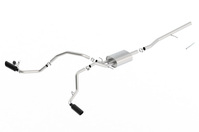 Borla ATAK Cat-Back Exhaust System with Black Chrome Tips, Part Number 140546BC