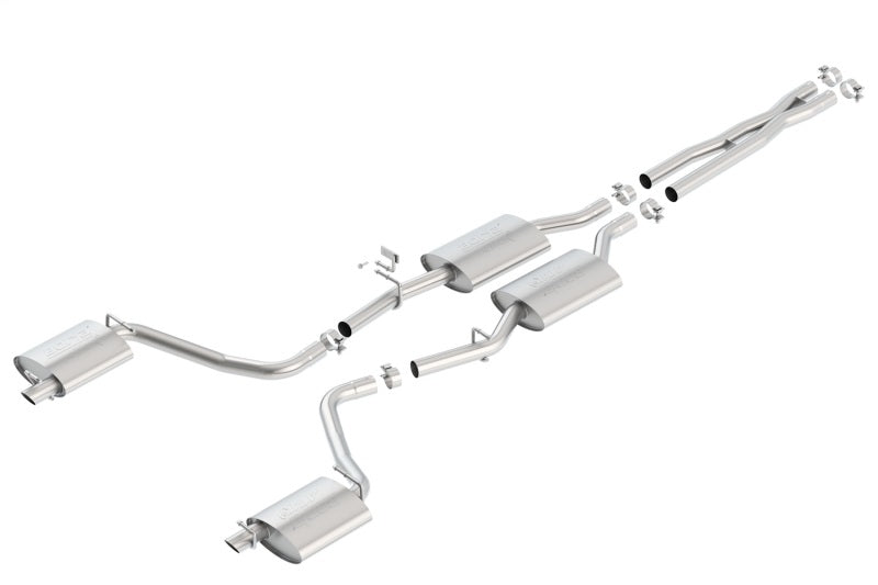 Borla 140686 ATAK Cat-Back Exhaust System for 2015–2021 Chrysler 300 and Dodge Charger 3.6L V6