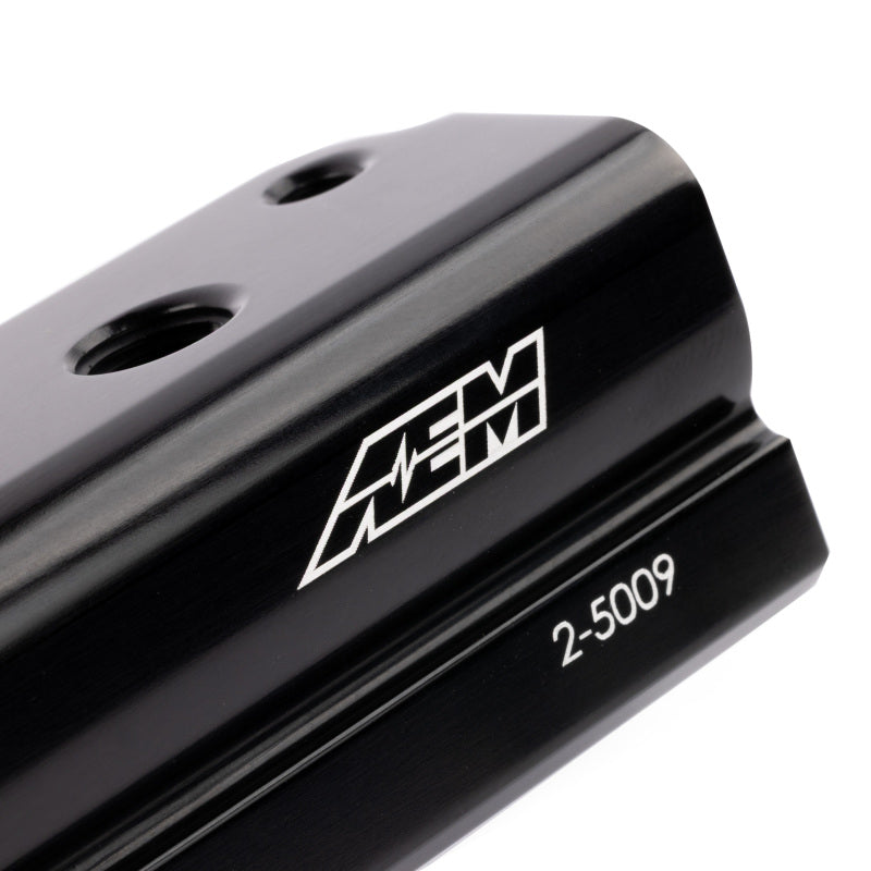 AEM 25-109BK High Volume Black Fuel Rail for Honda D16Y7 and D16Y8 Engines