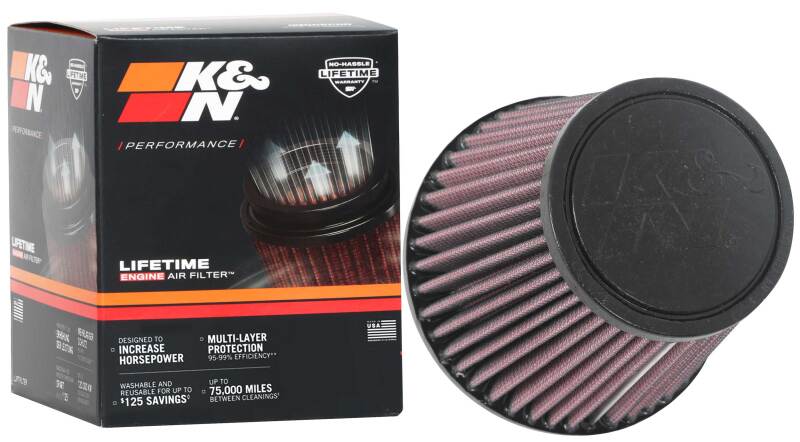 K&N Engineering RU-5135 Universal Clamp-On Air Filter, 2-3/4-Inch Flange