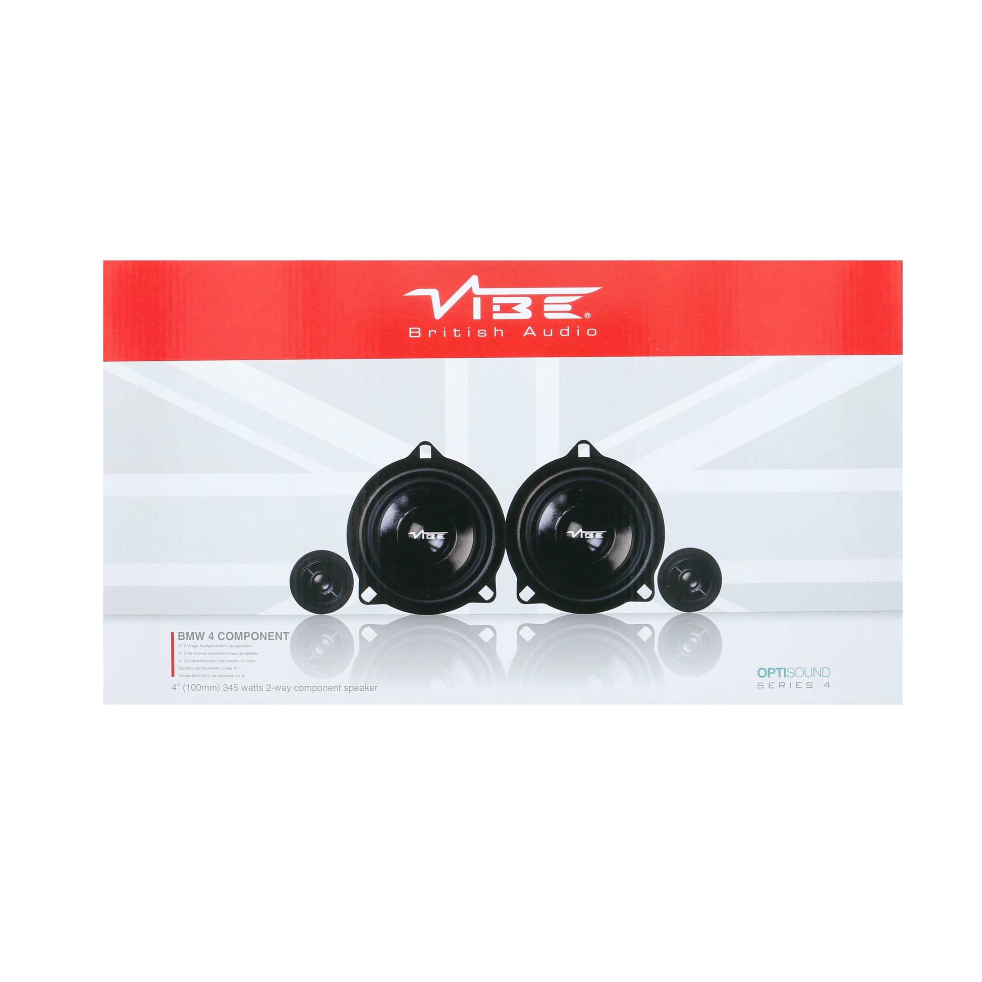 Vibe by Metra Electronics 4" Plug-N-Play Front Door Speaker Set Fits Select BMW - View 6