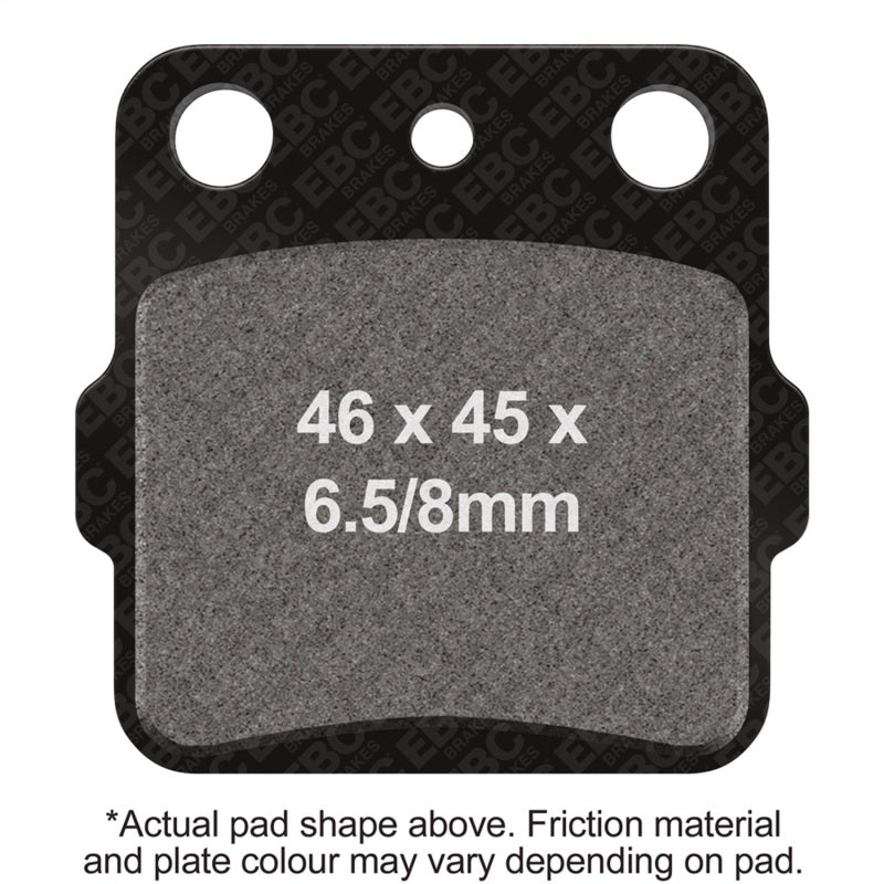 EBC Powersports FA84/2R R Series Sintered Rear Brake Pads for Honda ATC