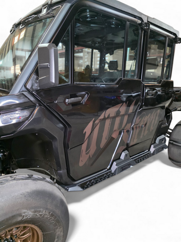 Elektric Offroad 2016+ Can-Am Defender MAX Rock Sliders – Heavy-Duty Side Protection for 4-Seat Models