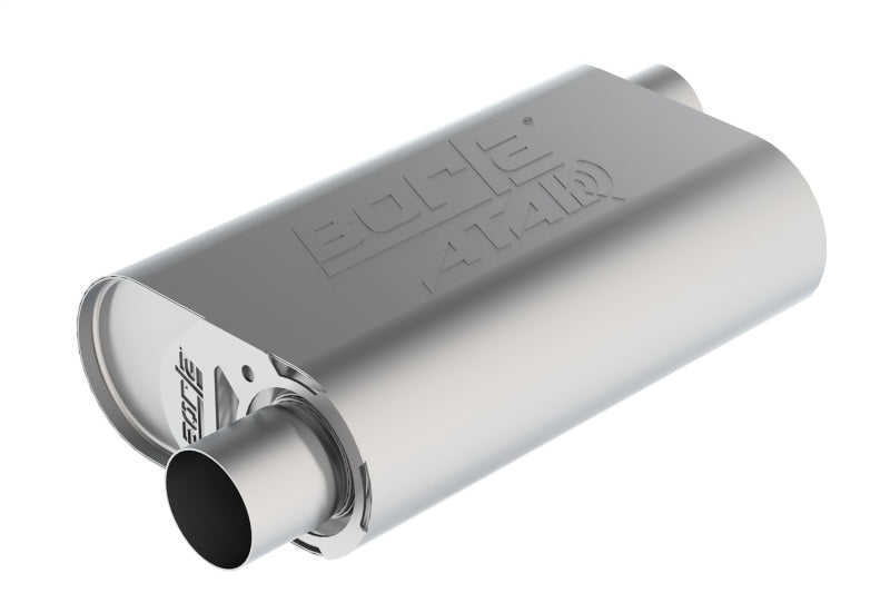 Borla CrateMuffler LS3 ATAK Muffler, 2.5-Inch Offset Inlet and Outlet, Part Number 400947