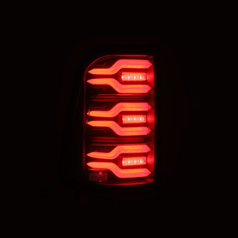 AlphaRex ARX640040 Luxx-Series LED Tail Lights for 2019-2020 Ram 1500, Black Housing
