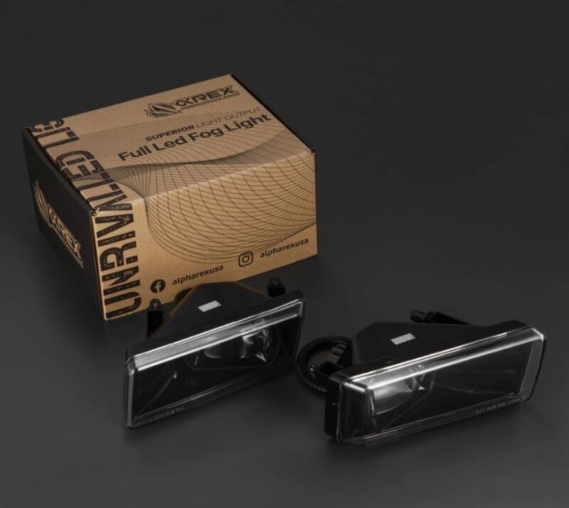 AlphaRex ARX210008 DoubleTap Dual-Color LED Projector Fog Lights for 2007-2013 Chevrolet Silverado and 2004-2017 Tahoe