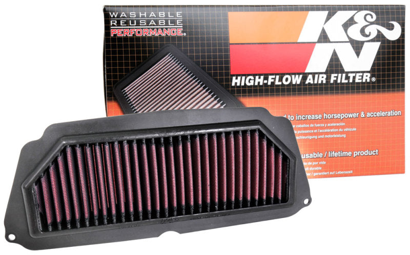 K&N Engineering HA-6519 High-Flow Replacement Air Filter for Honda CB650R and CBR650R
