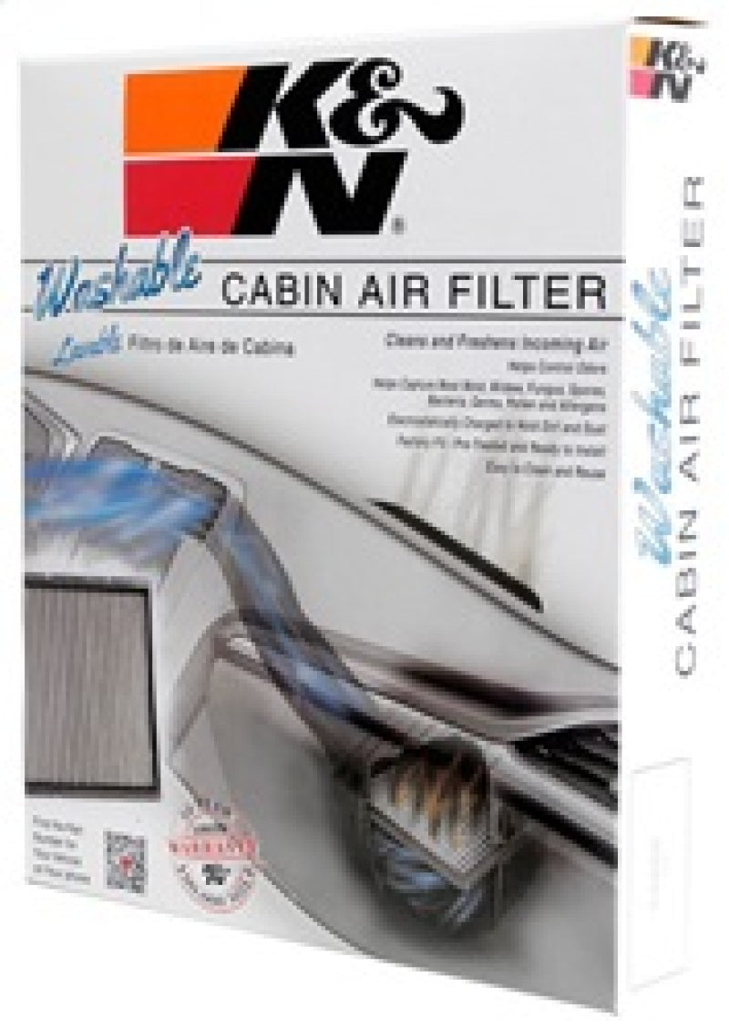K&N VF3012 Washable Cabin Air Filter for 2011-2016 Jeep Grand Cherokee and Dodge Durango