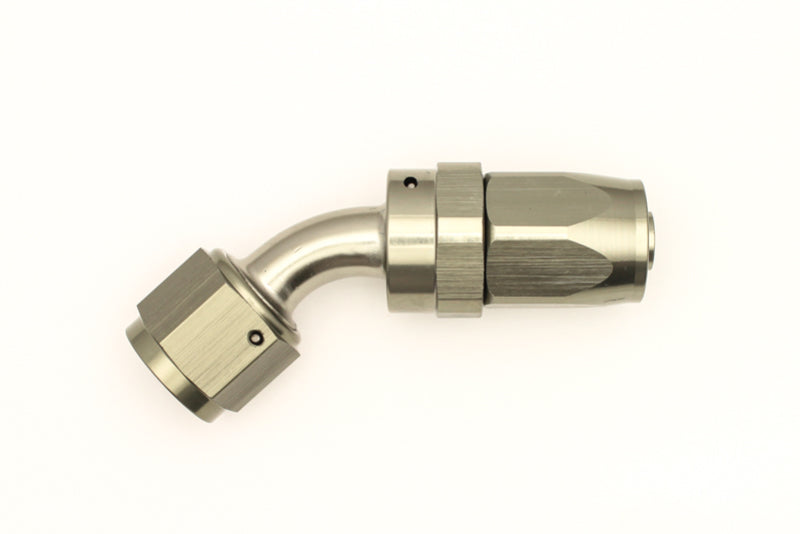 DeatschWerks DWK6-02-0806 8AN Female Swivel 45-Degree CPE Hose End