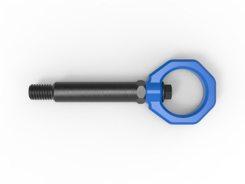 aFe Control 450-502002-L Blue Rear Tow Hook for BMW F-Chassis 2, 3 and 4 Series