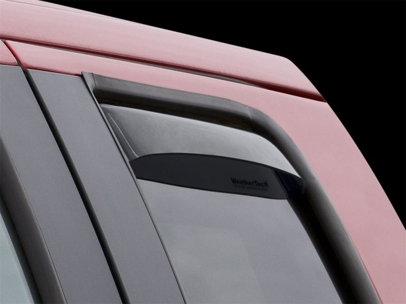WeatherTech 81343IM Side Window Deflectors for 2004-2014 Ford F-150 SuperCrew, Front, Dark Tint