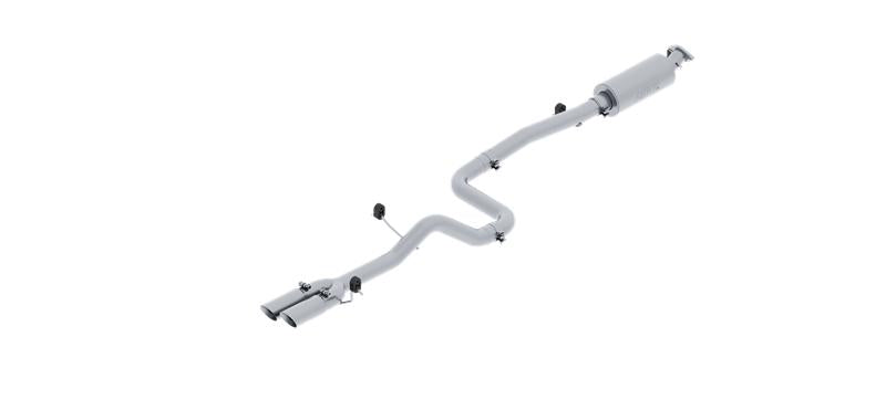 MBRP Armor Plus Cat-Back Exhaust System for 2014–2019 Ford Fiesta ST 1.6L EcoBoost, 3-Inch Dual Outlet, Part Number S4202409